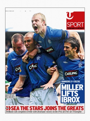 Telegraph Sport - Front Cover
