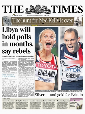 The Times - 2nd Sep 2011